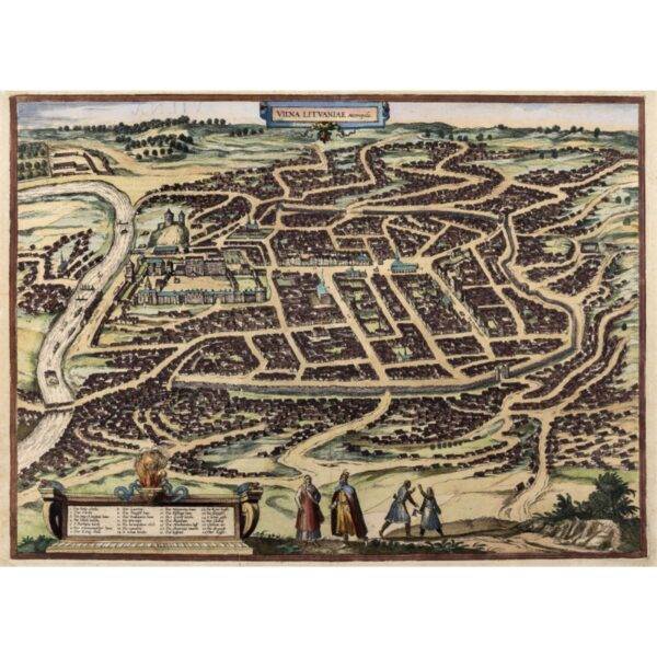 XVI a. Vilniaus miesto planas